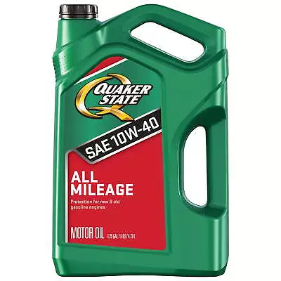 Quaker State Premium Advanced Motor Oil All Mileage 10W-40 Motor Oil 5 Quart • $23.49