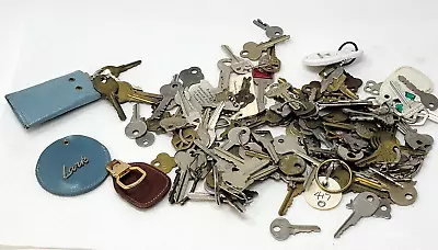 Huge Lot Of Vintage Miscellaneous Cut Keys LOCK HOUSECARS For Craft Steampunk + • $29.95