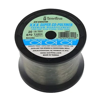 Izorline XXX Co-Polymer 1/4lb 1/2Lb Bulk Spool Monofilament Mono Fishing Line • $19.99