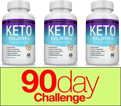 Keto Burn Diet Pills 1200 MG - Advanced Ketosis Supplement 3 Months • $42.97