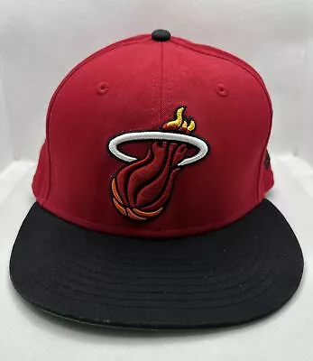 Miami Heat Hardwood Classics New Era 9FIFTY Snapback Red NBA Adjustable Hat Cap • $14.99