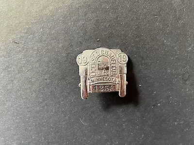 1919 Minnesota Chauffeur Badge With Original Pin Intact • $125