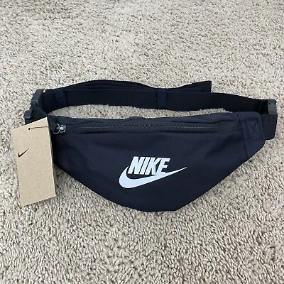 Nike Heritage Waist Pack Unisex Sports Crossbody Bag Casual Black DB0488-010 NWT • $27.97