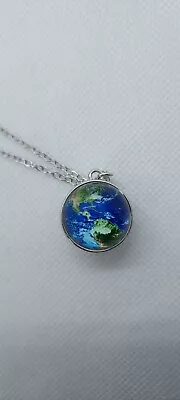 Earth Globe World Necklace • $9.99