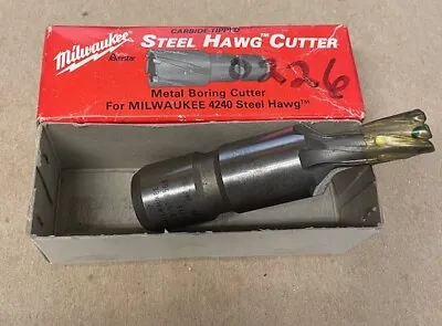 Milwaukee 49-57-0563 9/16  In. Threaded Steel Hawg Metal Boring Cutter 4240 • $65