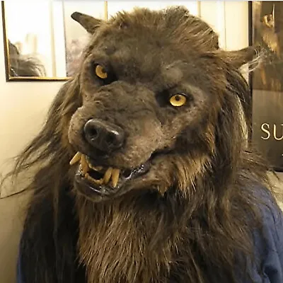 £33.20 • Buy Wolf Mask Faux Werewolf Mask Wolfman Masks Latex Costume Prop Halloween Novelty