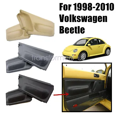 L&R Door Panel Insert Card Leather Cover Fit For Volkswagen Beetle 1998-2010 • $15.99