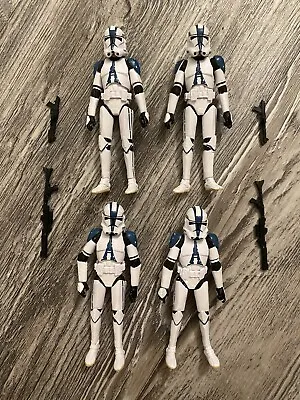 Star Wars Vintage Collection 501st Legion Clone Trooper Action Figure Lot Of 4 • $55