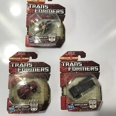 Transformers Minicons Iron Klaw Drivetrain Swashplate Set 3 Packages Not Mint • $19.99