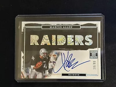 2023 Panini Impeccable Marcus Allen Logo Autographs Auto #19/99 Raiders • $39.99