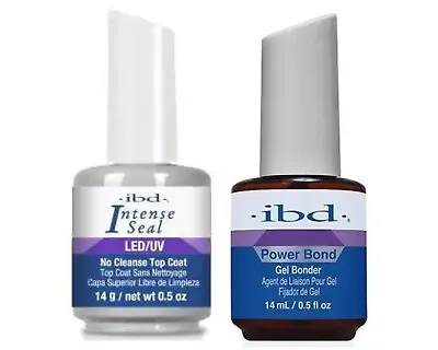 IBD - LED/UV Intense Seal (60505) & PowerBond (56501 - 0.5 Oz Each • $22.39