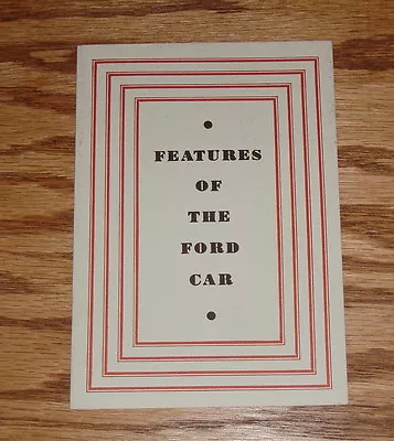 1931 Ford Model A Car Facts & Features Sales Brochure 31 • $8.50