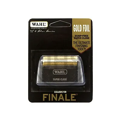 Wahl Replacement Foil 5 Star Finale Shaver | Super Close Black Gold | WA7043-100 • $54.95