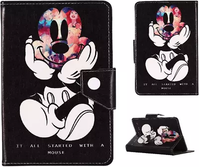 Disney Family Tablet Covers For Kids Mickey Minnie Mouse (IPAD Mini 1 2 3 4 5 Ip • £27.51