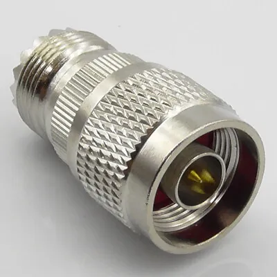 N Type Male To SO239 Adaptor N Male To PL259 UHF Female Socket RF Adaptor • £4.59