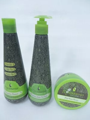 MACADAMIA REJUVENATING SHAMPOO 10 Oz & LEAVE IN CREAM 10 Oz & MASQUE 8 Oz • $30