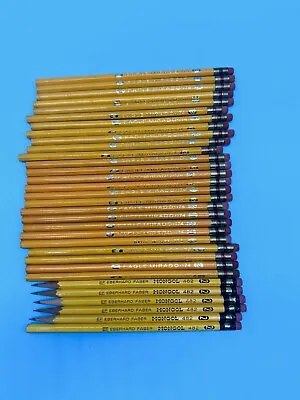 Vintage Lot Of 32 Pencils MIRADO EAGLE And EBERHARD FABER MONGOL With Box • $24.49