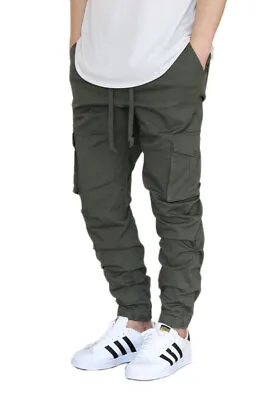 Men's Cargo Twill Stretch Jogger Pants (s-5xl) 6 Colors * Victorious *  • $26.95