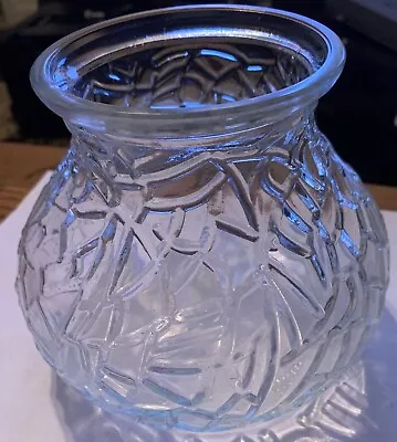 Vintage Decorative Clear Glass Vase • $25