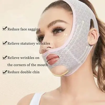 V Line Lifting Mask For Slimmer Face With Beauty Face Sculpting Sleep Mask • £2.94
