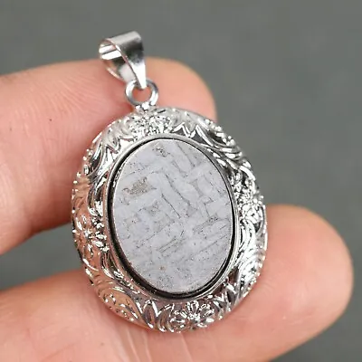Iron Meteorite Pendant  Anniversary Gift Meteor Wish Necklace Pendant 43-3 • $9.99