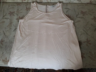 £5.20 • Buy New Blouse/vest Top Size 16. Light Peach Colour 