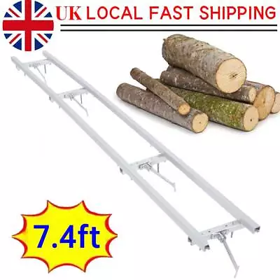 2.25m 7.4FT Portable Chainsaw Guide Bar Planking Mill Attachment Lumber Milling • £79.39