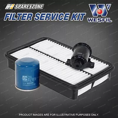 Wesfil Oil Air Fuel Filter Service Kit For Holden Nova LG 1.6L 1.8L • $62.03