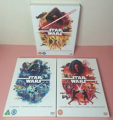 £50 • Buy Star Wars 2022 Full Trilogy All 9 Films DVD 3X Bundle Boxset. Like New.UK Region