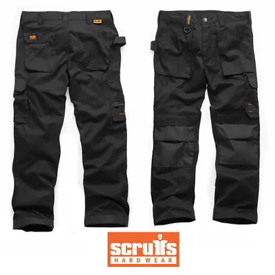 £26.49 • Buy Scruffs WORKER Trousers BLACK Multi Pocket Work  (All Sizes) Trade Workwear