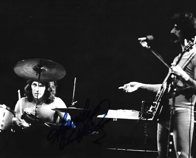 * AYNSLEY DUNBAR * Signed 8x10 Photo * JOURNEY ZAPPA DRUMMER * COA * 1 • $59.50