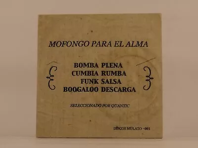MOFONGO PARA ALMA SELECCIONADO POR QUANTIC (150) Promo CD Album • $9.73