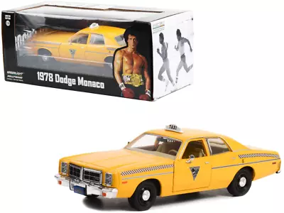 1978 Dodge Monaco Taxi  City Cab Co.  Yellow  Rocky III  (1982) Movie 1/24 Dieca • $39.99