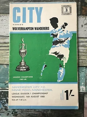 £2 • Buy Manchester City HOME Programmes 1960s League & Cup 1968/69 And 1969/70