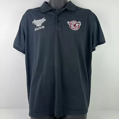 Manly-Warringah Sea Eagles NRL Licensed 2011 Premiers Embroidered Polo Shirt • $59.99