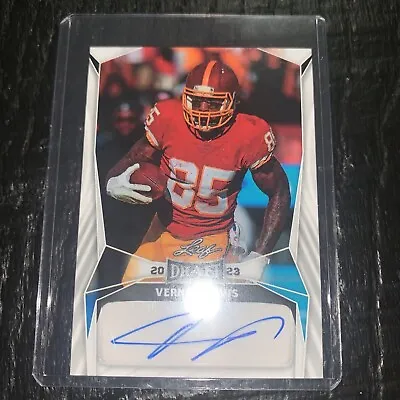 VERNON DAVIS 2023 Leaf Draft Veteran AUTO • $8.99