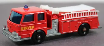 Vintage Matchbox Lesney NO. 29 Denver Fire Pumper Truck Made In England • $11.99