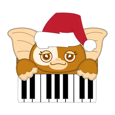 Gremlins - Gizmo Holiday Keyboard Zip Purse-LOUGREWA0001-LOUNGEFLY • $48.99