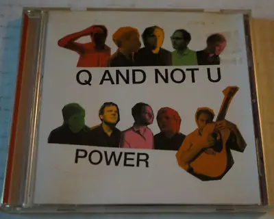 Power By Q And Not U (CD 2004) Us Lbgtv Indie Rock • $7