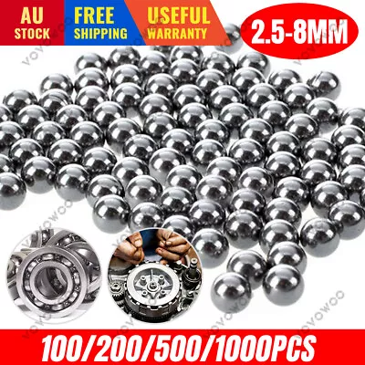 2.5-8mm Stainless Steel Loose Bearing Ball Replacement Bike Bicycle Cycling • $5.55