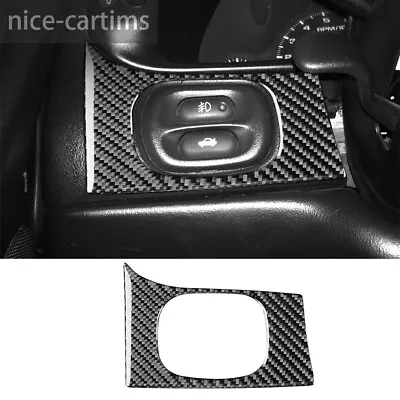 Carbon Fiber Inner Headlight Switch Panel Trim For Chevrolet Corvette C5 1998-04 • $16.13