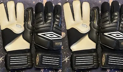 New 2 X Vintage Umbro ‘Diamond Pro’ Mens Goalkeeper Gloves UK Size 11 • £60