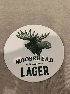 MOOSEHEAD Lager Moose Head STICKER Label Decal Beer Brewery Man Cave 5 Inch • $3.50