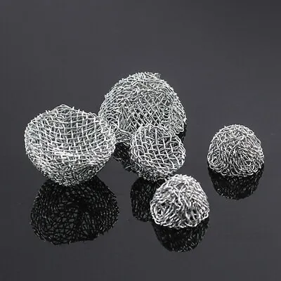 Stainless Steel Concave Bowl Pipe Screen Filters Smoking Pipe Size 13mm To 20mm  • £2.99