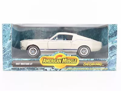 1:18 Scale Ertl American Muscle #7294 Die-Cast 1967 Mustang GT - Pearl White • $39.95