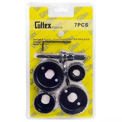 Hole Saw Kit CUTTEX TOOLS Hole Saw Drill Bit Set For Wood PVC Plastic .... • $8.95