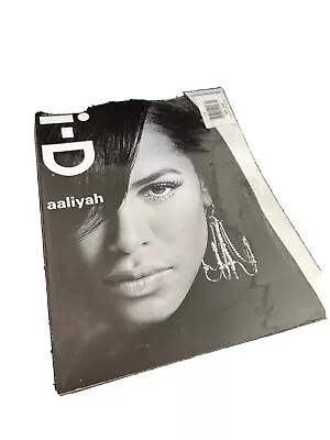 Vintage I-D Magazine Aaliyah September 2001 Cover Issue • $99