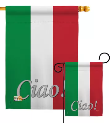 Italian Nationality Italy Rome Milan Venice Pizza Garden House Yard Flag • $15.95