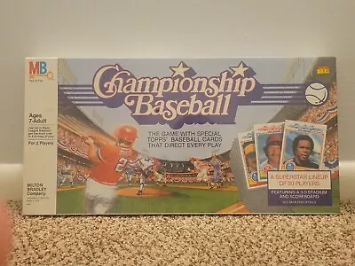 1984 Milton Bradley Championship Baseball Board Game All 30 Cards - Complete  • $50