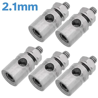 $7.77 • Buy 5pcs 2.1mm Pushrod Connector Linkage Stopper RC Car Airplane Boat Shaft Coupler